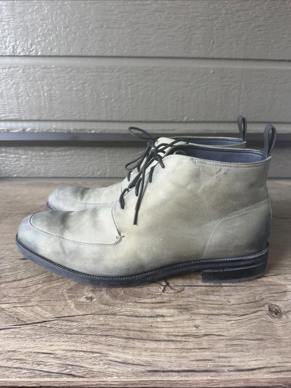 Cole Haan Waterproof Men's Chukka Boot in Olive and Black size 12 W